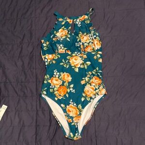 Floral One Piece Swimsuit